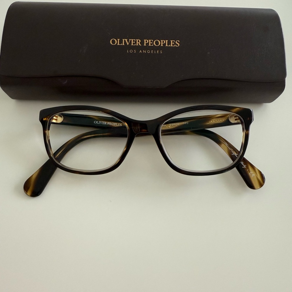 NWOT Oliver Peoples Tortoise Shell Glasses